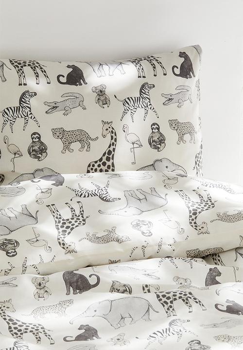 H&M - Single cotton duvet cover set - white