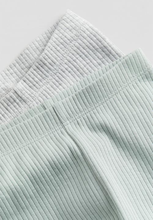 H&M - 2 Pack leggings - grey & green