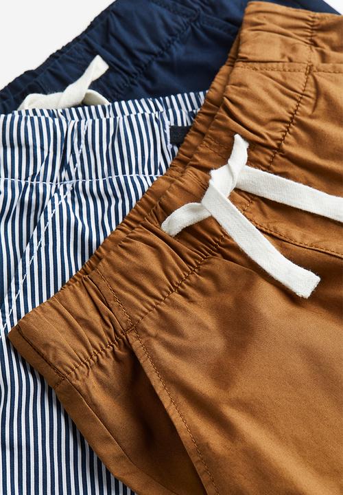 H&M - 3-pack cotton shorts - multi 