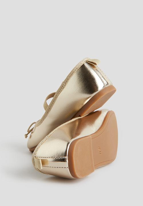 H&M - Ballet pumps - gold