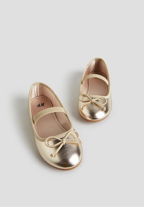 H&M - Ballet pumps - gold