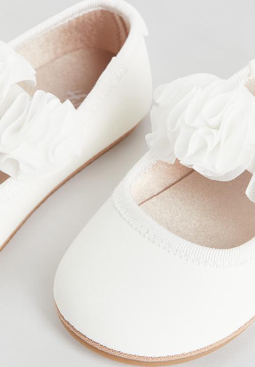 H&M - Ballet pumps - white