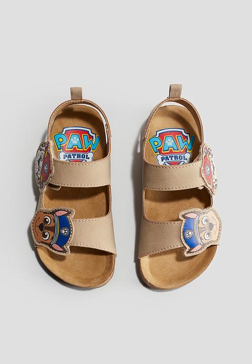 H&M - Ankle strap sandals - beige & paw patrol 