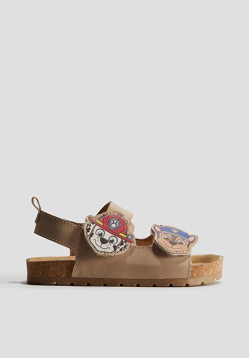 H&M - Ankle strap sandals - beige & paw patrol 