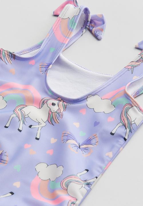 H&M - Patterned swimsuit - purple multi