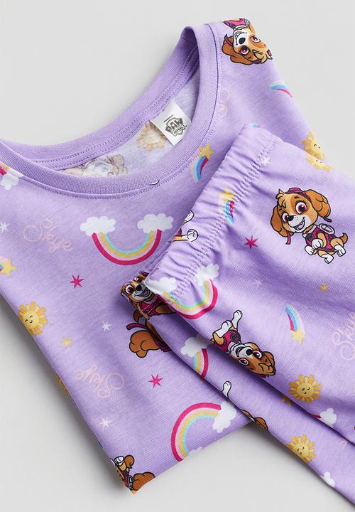 H&M - Printed jersey pyjamas - purple multi