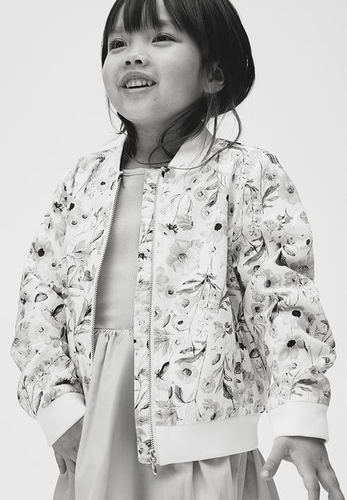 H&M - Bomber jacket - white floral