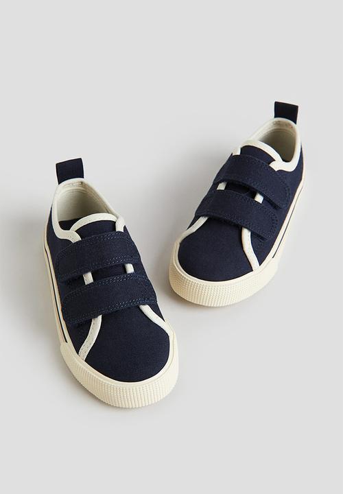 H&M - Canvas hook and loop trainers - blue,multi