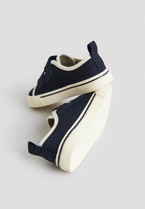 H&M - Canvas hook and loop trainers - blue,multi