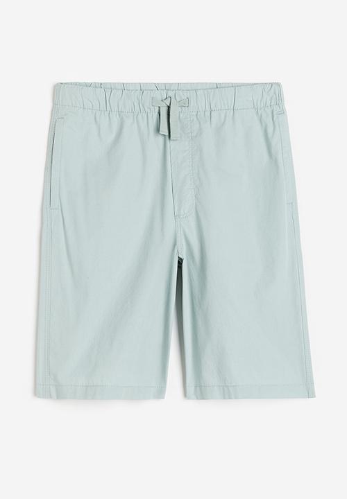 H&M - Cotton pull-on shorts - turquoise