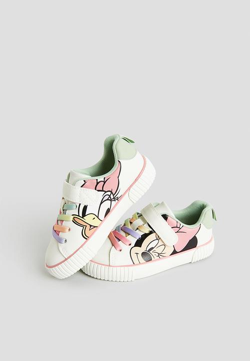 H&M - Printed trainers - White Minnie Mouse