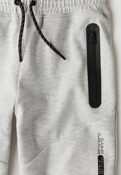 H&M - Sporty shorts - light grey marl