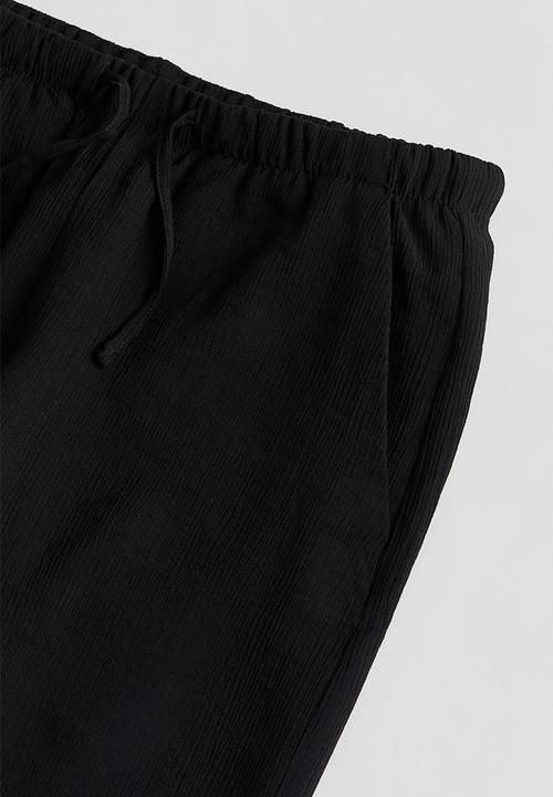 H&M - Pull-on trousers - black