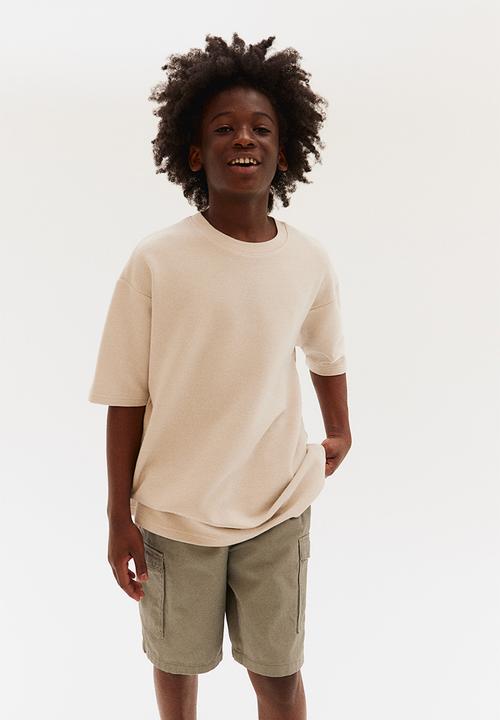 H&M - Twill cargo shorts - khaki green