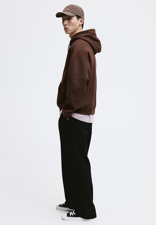 H&M - Loose fit hoodie - brown