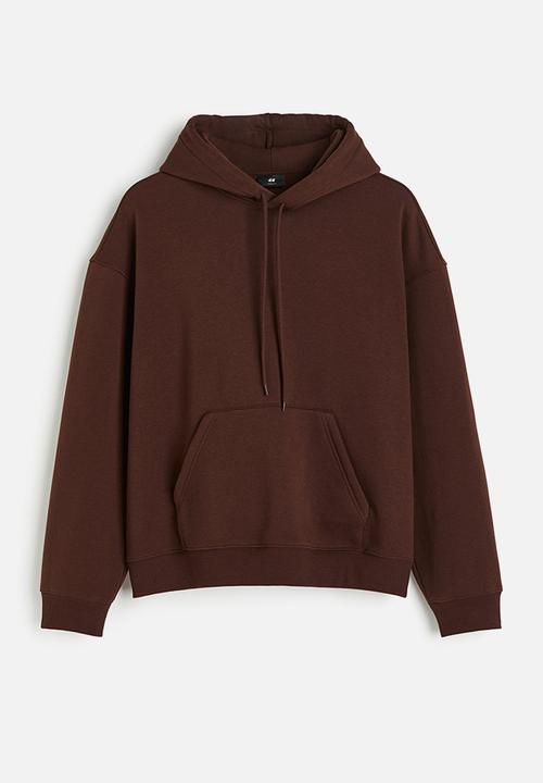 H&M - Loose fit hoodie - brown