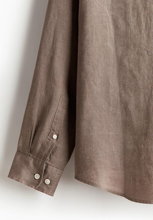 H&M - Regular fit linen shirt - beige
