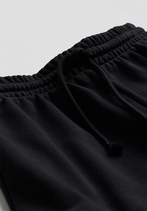 H&M - Sweatshirt shorts - black