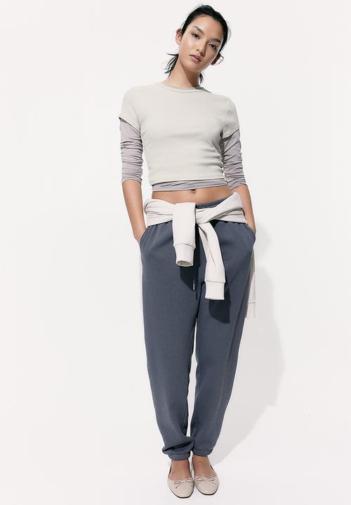 H&M - 2-Pack T-shirts - beige & grey