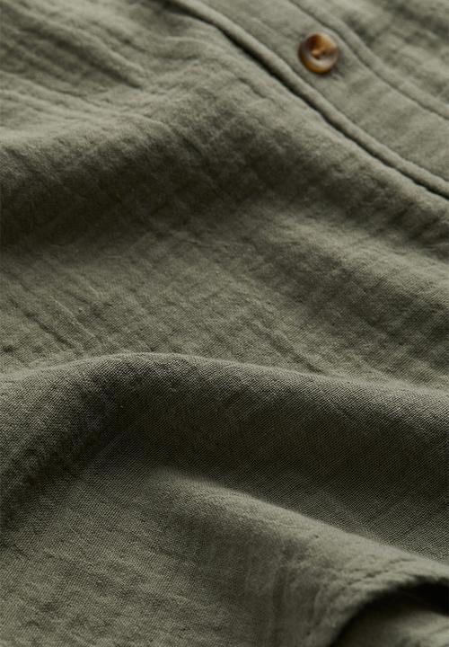 H&M - Cotton shirt - khaki green