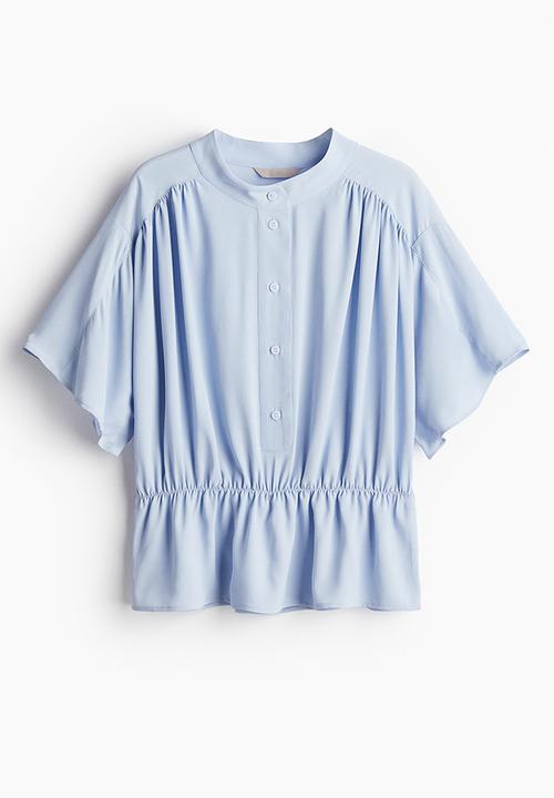 H&M - Crêpe blouse - light blue