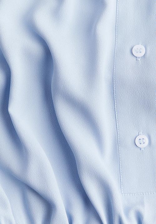 H&M - Crêpe blouse - light blue
