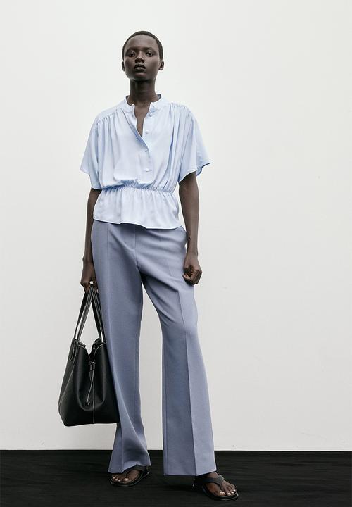 H&M - Crêpe blouse - light blue