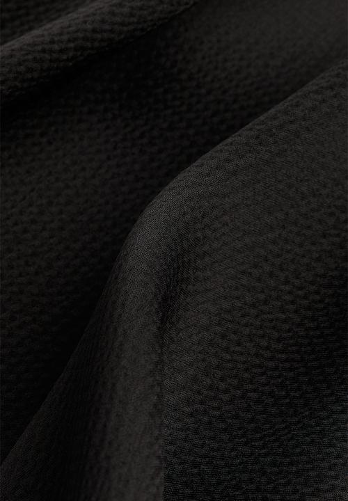H&M - Crêpe satin skirt - black