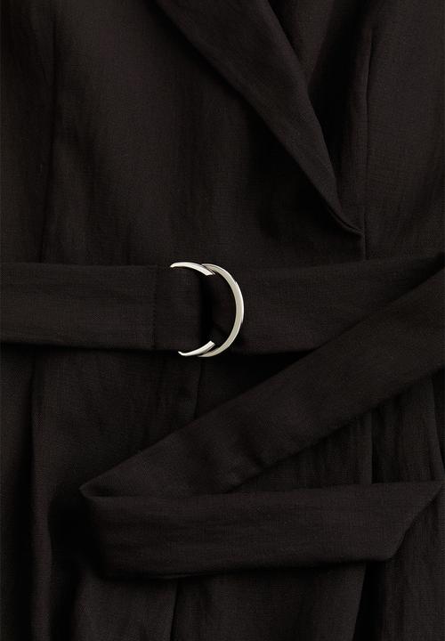 H&M - Belted jumpsuit - black