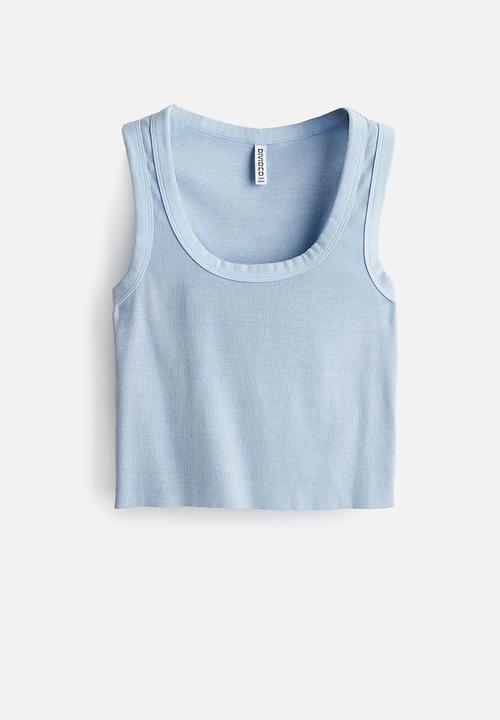 H&M - Short vest top - blue