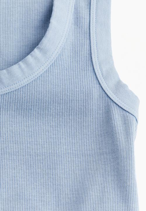 H&M - Short vest top - blue