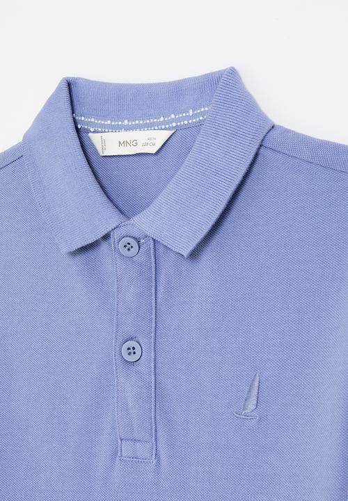 MANGO - Polo shirt javier6 - medium blue