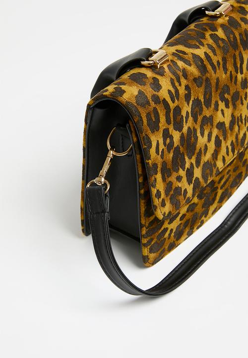 Superbalist - Animal print crossbody bag - brown & black