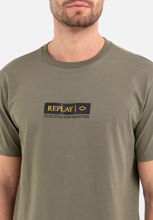 Replay - T-Shirt Regular - Light Military