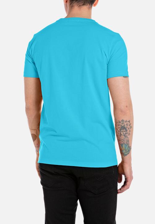 Replay - T-Shirt Regular Slim - Turquoise