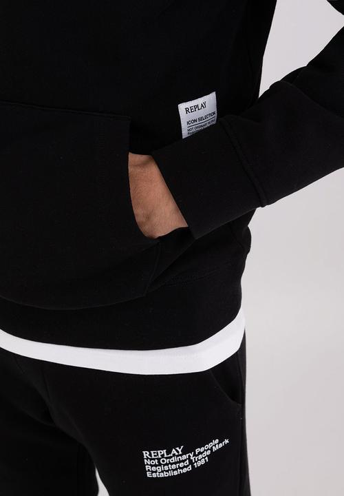 Replay - Felpa Regular - Black