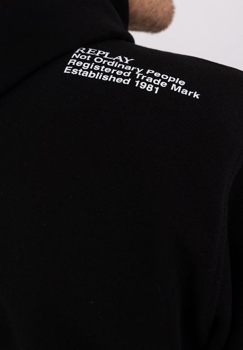Replay - Felpa Regular - Black