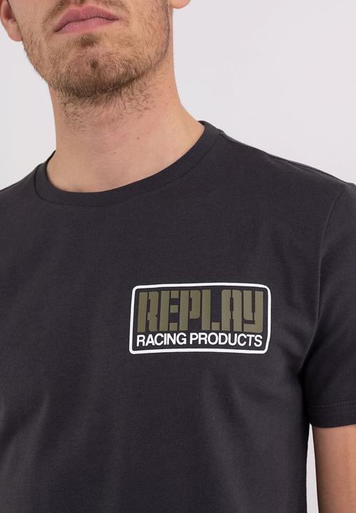 Replay - T-Shirt Regular_Slim - Nearly Black