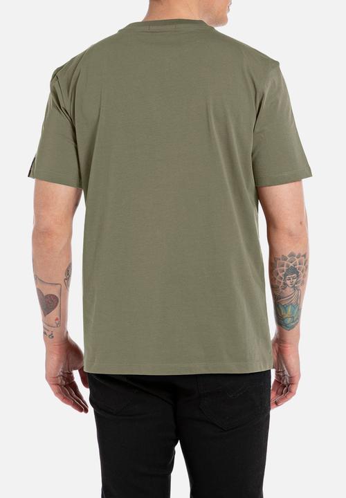 Replay - T-Shirt Regular - Light Military