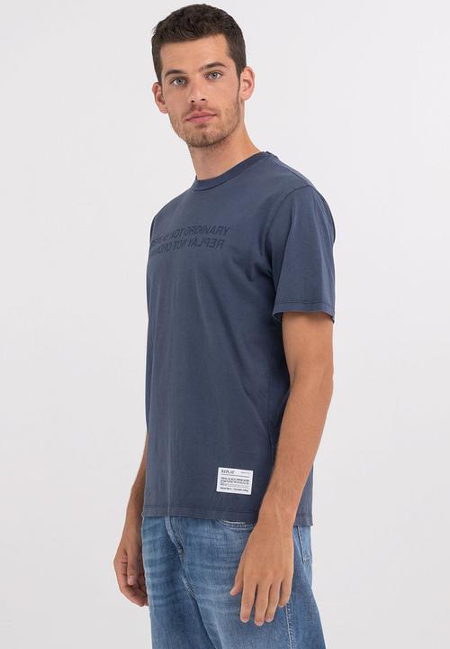 Replay - T-Shirt Regular - Light Blue