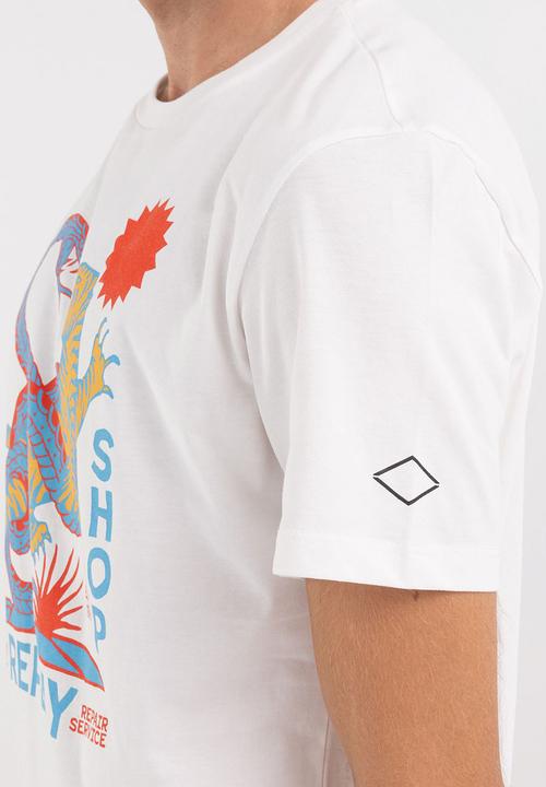 Replay - T-Shirt Regular - Natural White