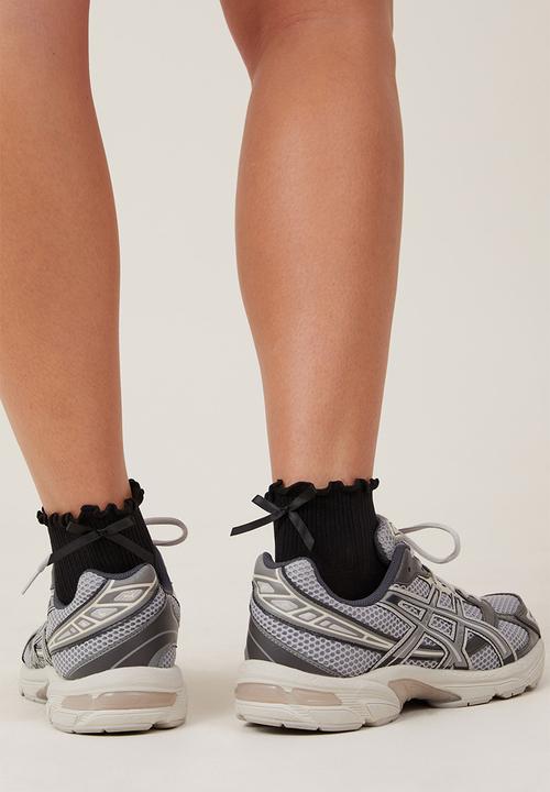 Cotton On - Active Frill Bow Sock - Black