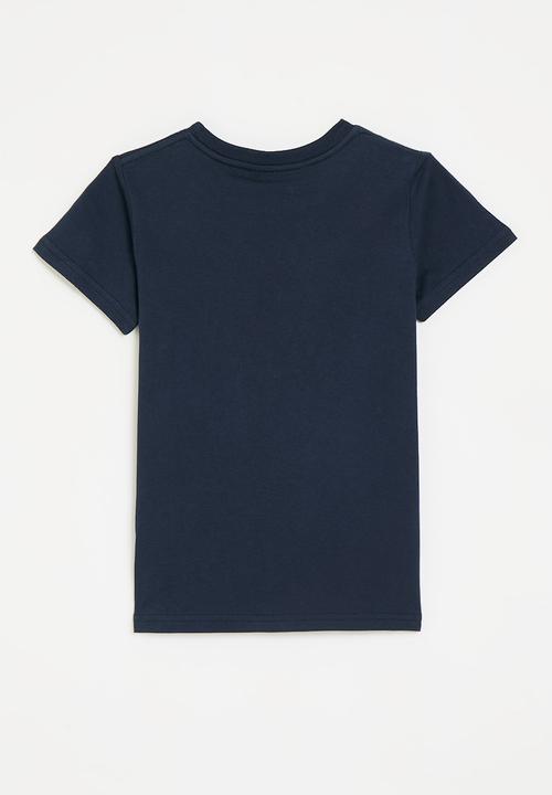 Salomon - Core logo short sleeve tee b - navy blazer