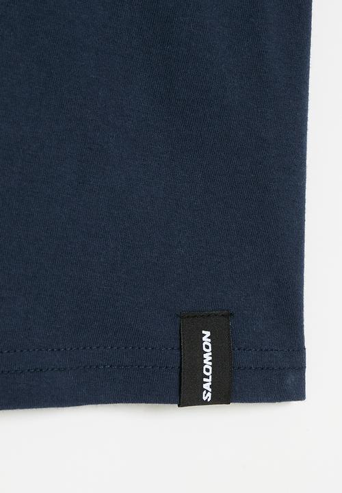 Salomon - Core logo short sleeve tee b - navy blazer