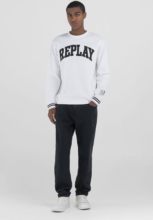 Replay - Felpa Regular - White