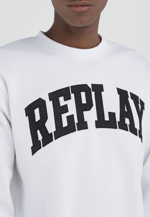 Replay - Felpa Regular - White