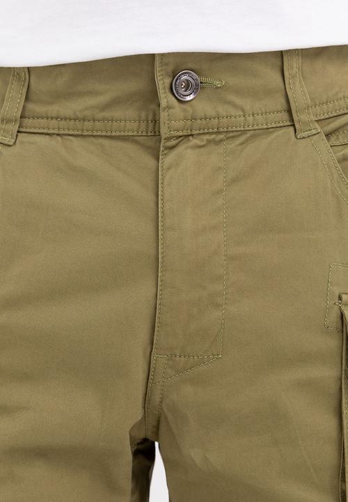 Replay - Joe Short Pantaloncino Cargo - Moss Green