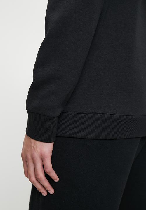 Reebok - Reebok identity big logo fleece crew - black/boundless blue