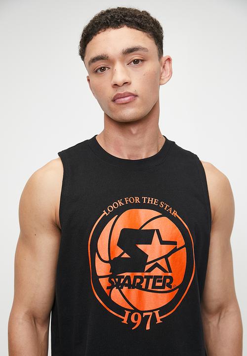 Starter - Starter 1971 Tank Top - Black & Orange