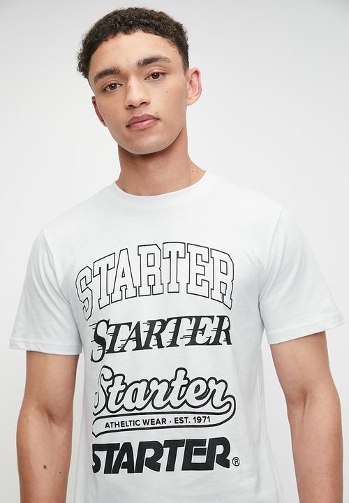 Starter - Starter Bold Logo Tee - White/Black